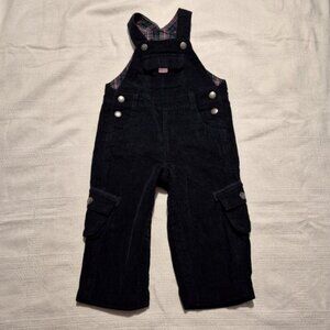 Jojo Maman Bébé boys 12-18 months navy corduroy overalls, NWOT